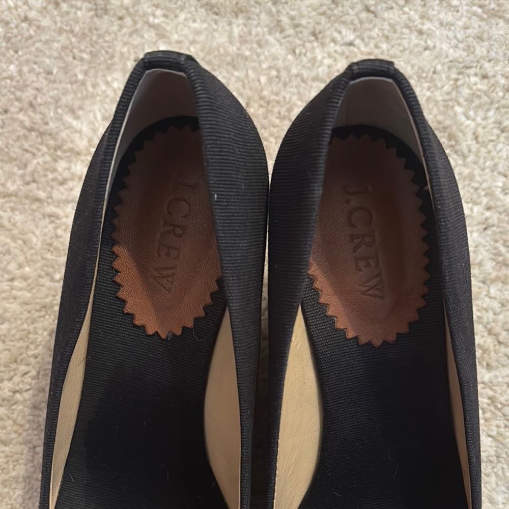 J. Crew Black Espadrille Shoes - Picture 4 of 6